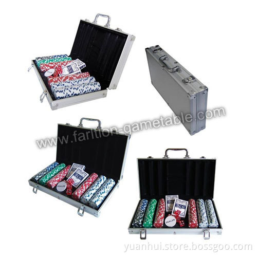 300 Aluminum Poker Chips Sets